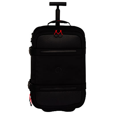 Delsey Montsouris 2-Wheel 55cm Cabin Suitcase, Black Delsey Montsouris 2-Wheel 55cm Cabin Suitcase, Black